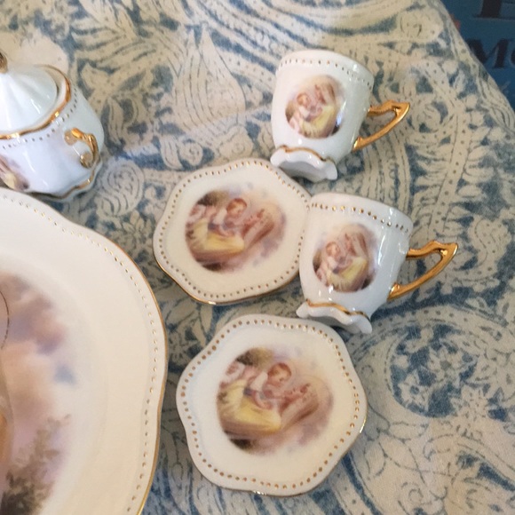 Madonna and Child Tea-Set China set Miniature - Picture 6 of 8